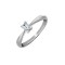 Platinum 25pts Emerald Cut Solitaire Dia Ring
