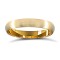 22ct Yellow Gold Standard Weight 3mm Court Profile Satin Wedding Ring 3mm