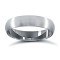 Palladium Standard Weight Court Profile Satin Wedding Ring 4mm
