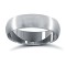 Palladium Standard Weight Court Profile Satin Wedding Ring 5mm