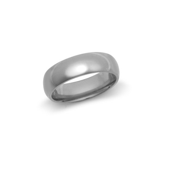 Palladium Standard Weight Court Profile Mirror Finish Wedding Ring