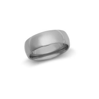 Palladium Standard Weight Court Profile Mirror Finish Wedding Ring 8mm