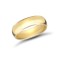 22ct Yellow Gold Standard Weight 6mm D Shaped Profile Mirror Finish Wedding Ring 6mm