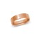 18ct Rose Gold Standard Weight Flat Court Profile Mirror Finish Wedding Ring 6mm