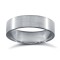 Palladium Standard Weight Flat Court Profile Satin Wedding Ring 5mm