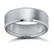 Palladium Standard Weight Flat Court Profile Bevelled Edge Wedding Ring 7mm