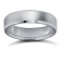 18ct White Gold Standard Weight Flat Profile Bevelled Edge Wedding Ring 5mm