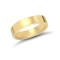 9ct Yellow Gold Standard Weight Flat Profile Mirror Finish Wedding Ring 4mm