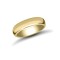 18ct Yellow Gold 5mm Lightweight D-Jhape Profile Mirror Finish Wedding Ring 5mm