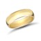 9ct Yellow Gold Premium Weight D-Shape Profile Mirror Finish Wedding Ring 6mm
