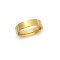 18ct Yellow Gold Premium Weight Flat Court Profile Mirror Finish Wedding Ring 6mm