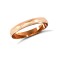 9ct Rose Gold Standard Weight Court Profile Mill Grain Wedding Ring 3mm