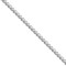 18ct White Gold 2.00ct Rub-over Diamond Line Bracelet