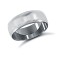 9ct White Gold Standard Weight Court Profile Mill Grain Wedding Ring 7mm