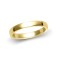 9ct Yellow Gold Standard Weight Court Profile Mirror Finish Wedding Ring 3mm