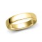9ct Yellow Gold Standard Weight Court Profile Mirror Finish Wedding Ring 5mm