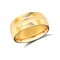 9ct Yellow Gold Standard Weight Court Profile Centre Groove Wedding Ring 8mm