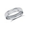 Palladium Standard Weight Court Profile Centre Groove Wedding Ring 4mm