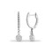 18ct White 0.50ct Diamond Earrings