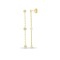 18ct Yellow 0.26ct Diamonds By The Inch Drop Earring