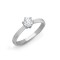 18ct White Gold 50pts Solitaire Dia Ring