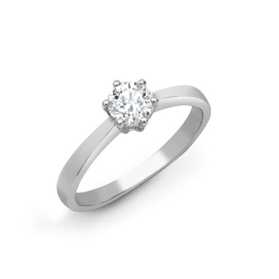 18ct White Gold 2.00ct Solitaire Dia Ring