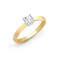 18ct Yellow Gold 75pts Solitaire Dia Ring